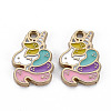 Alloy Enamel Pendants ENAM-N055-012B-NR-2