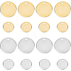 48Pcs 4 Colors Brass Charms KK-BC0002-18-NF-1