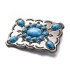 Bohemia Synthetic Turquoise Belt Buckle for Men FIND-WH0156-44-2