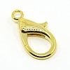 Tibetan Style Alloy Lobster Claw Clasps PALLOY-O027-G01-1