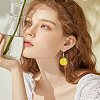 30Pcs Opaque Resin Pendants RESI-SC0006-66-5