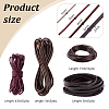 4 Styles Braided Cowhide Leather Cord WL-PH0024-26A-2