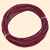 5 Yards Braided Leather Cord WL-CL0001-02C-6