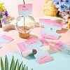 50Pcs Folding Paper Jewelry Display Cards ODIS-TA0001-07D-7