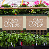 Mr and Mrs Burlap Chair Banners AJEW-WH0258-452-5