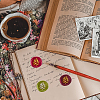 Retro Wax Seal Stamp Set AJEW-WH0206-026-6