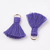 Polycotton(Polyester Cotton) Tassel Pendant Decorations X-FIND-S280-05-2