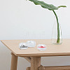 3Pcs 3 Colors Transparent Plastic Ring Packing Boxes OBOX-LP0001-01-3