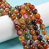 Natural Agate Beads Strands G-C082-A01-01-1