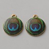 Printed Alloy Enamel Pendants LS-FIND-WH0148-418D-1-1