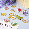 12Pcs 12 Styles Transparent Clear Epoxy Resin Pendants RESI-TA0001-85-6