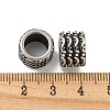 316 Surgical Stainless Steel Large Hole Beads STAS-Q326-09AS-11-2