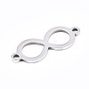 Non-Tarnish 201 Stainless Steel Link Connectors STAS-S110-113P-2