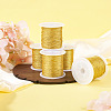 5 Rolls 5 Sizes Round PET Metallic Thread MCOR-TA0001-02B-7