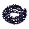 Electroplate Glass Beads Strands LS-EGLA-A044-P8mm-B07-3