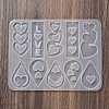 Heart Earrings Pendants DIY Silicone Mold DIY-Q033-06A-3