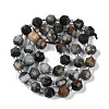 Natural Eagle Eye Stone Beads Strands G-O201B-124F-4