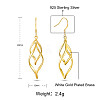 SHEGRACE Brass Dangle Earrings JE888C-3