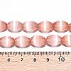 Dyed Natural Selenite Beads Strands G-T138-233I-4