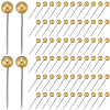 1Set 201 Stainless Steel Ball Head Pins DIY-SP0007-91G-7