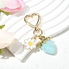 Acrylic Strawberry Pendant Decoration HJEW-SW00120-05-3