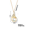 Cute and Stylish Phenix Glass Pendant Necklace ZV1349-1-1