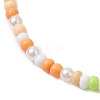 Shell Pearl & Glass Beaded Bracelets for Women BJEW-JB10414-3