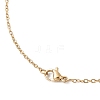 Handmade Glass Seed Beaded Star Pendant 304 Stainless Steel Cable Chain Necklaces for Women NJEW-MZ00118-03-5