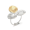304 Stainless Steel Cuff Rings RJEW-D338-03A-GP-2