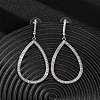 Alloy & Crystal Rhinestone Dangle Stud Earrings LS-EJEW-G467-01P-02-1