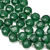 Natural Green Chalcedony Beads Strands GG-NH0004-B01-3
