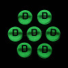 Luminous Frosted Acrylic Beads FACR-T008-02D-3