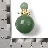 Natural Green Aventurine Perfume Bottle Pendants GG-CBA7610-02G-08-3