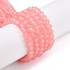 Baking Painted Imitation Jade Glass Bead Strands DGLA-A034-J6MM-A31-1