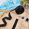 10 Yards Polyester Antislip Grosgrain Ribbon OCOR-BC0007-62A-5