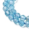 Natural & Dyed Blue Topaz Beads Strands G-B088-C05-04-5