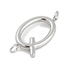 304 Stainless Steel Letter Connector Charms STAS-M108-01P-17-2