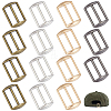 32Pcs 4 Colors Alloy Tri-Glide Adjuster Buckles FIND-GA0008-45-1