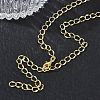 4MM Brass Twisted Dapped Chain Necklaces for Women KK-CBA4FD4-13G-2