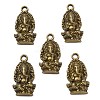 Tibetan Style Alloy Pendants TIBEP-T002-38AB-NR-1