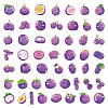 50Pcs Fruits Theme Waterproof PVC Stickers Set PW-WG24006-01-1