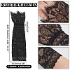 AHADERMAKER 2 Pairs 2 Colors Polyester Lace Arm Sleeves AJEW-GA0006-15-2