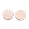 Ion Plating(IP) 304 Stainless Steel Pendants STAS-I124-03B-RG-2