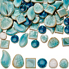 500G 4 Styles Handmade Porcelain Cabochons DIY-SP0007-70-7