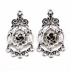 Tibetan Style Alloy Chandelier Components Links TIBE-I025-08AS-2