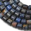 Natural Dumortierite Beads Strands GG-CBAC4F6-A01-02C-02-3