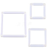 3 Stes 3 Styles Plastic Cross Stitch Embroidery Hoops DIY-CP0012-44C-6
