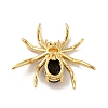 Brass Micro Pave Cubic Zirconia Pendants KK-B059-08G-2