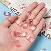 Transparent Acrylic Carrier Beads PL873Y-10-5