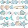 2 Bags 2 Styles Resin & Alloy Alligator Hair Clips AJEW-CY0001-39D-1